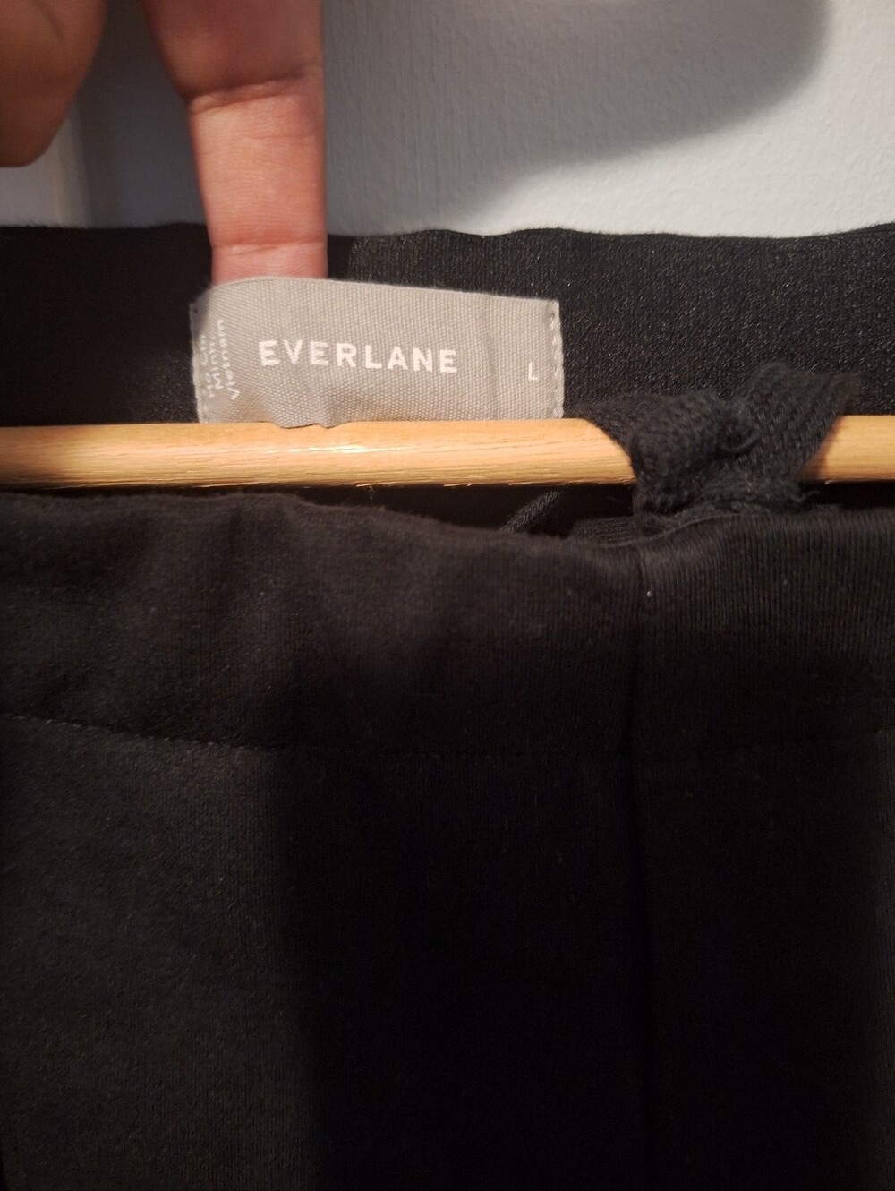 Everlane Black Drawstring pants